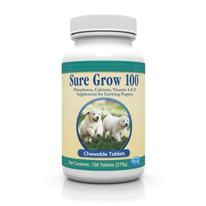 Sure Grow 100 Chewable Tablets for Puppies 100-ct Hot on Sale