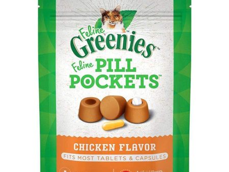 Feline Greenies Pill Pockets Chicken Flavor Cat Treats, 45-count For Cheap