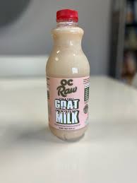 OC Raw Frozen Pure & Simple Pink Goat Milk 32 oz For Sale