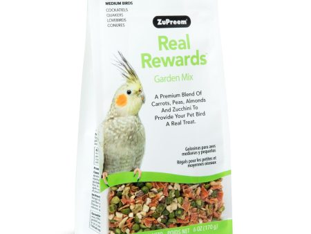 Zupreem Real Rewards Garden Mix Medium Bird Treats, 6-oz Fashion