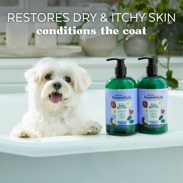 TropiClean Essentials Shea Butter Conditioner for Dogs 16 oz Cheap