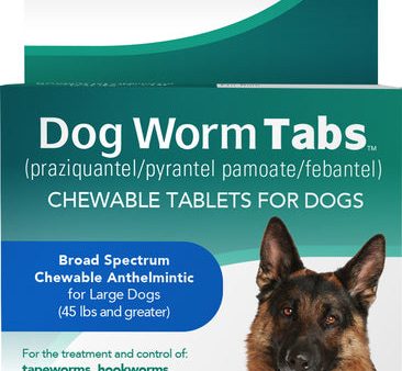 Durvet Dog Worm Tabs 45 lb plus For Cheap