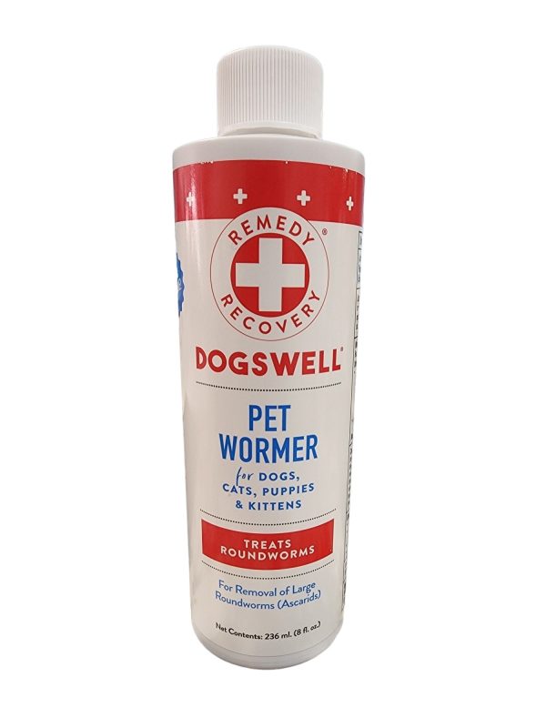 Remedy+Recovery Pet Wormer for Dogs, Cats, Puppies & Kittens 8-oz Supply