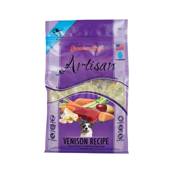 Grandma Lucy s Artisan Venison Freeze-Dried Dog Food Cheap