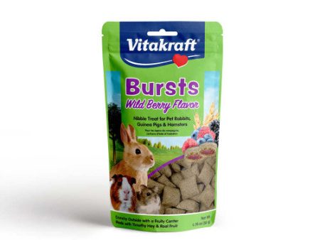 Vitakraft Bursts Wild Berries For Rabbits, Guinea Pigs, Chinchillas 1.76 oz Cheap