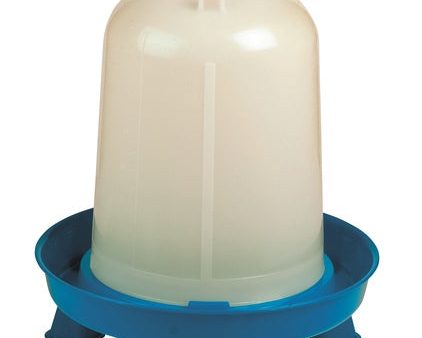 Miller Double-Tuf Waterer with Legs for Poultry  2 Gallon Supply