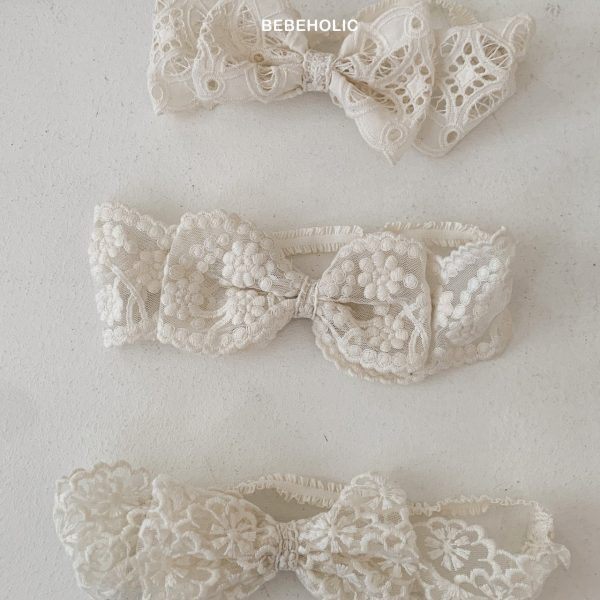 ［bebe holic］Lace ribbon hair band Online Sale