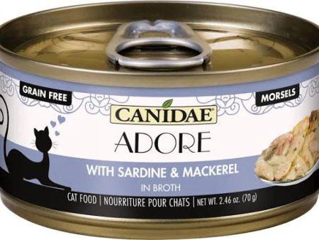 Canidae Adore with Sardine & Mackerel in Broth Wet Cat Grain Free 2.46 oz Sale