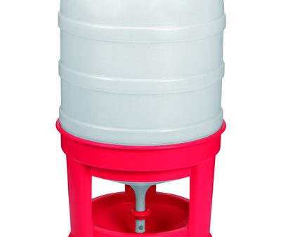 Miller Plastic Dome Poultry Waterer 10 Gallon (Red) For Sale