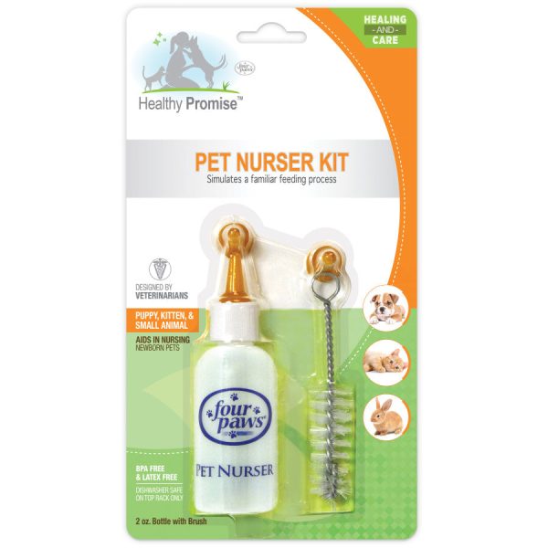 Four Paws Pet Nursing Kit - Bottle and Brush 1ea 2 oz Discount