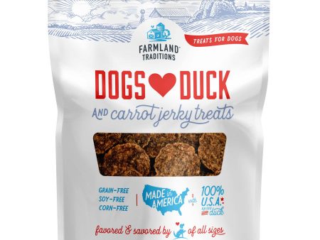 Farmland Traditions Dogs Love Duck & Carrot Dog Treats 13.5 oz Fashion