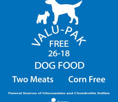 Valu-Pak Free 26 18 Blue Bag Dog Food All Life Stages 50lb For Sale