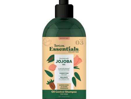 TropiClean Essentials Jojoba Oil Shampoo for Dogs 16 oz Discount