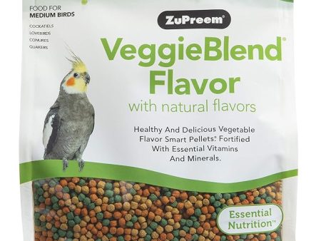 Zupreem VeggieBlend Food for Medium Birds, 2-lb Discount