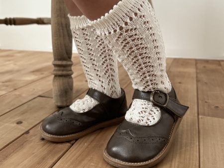 ［condor］Perle openwork knee socks Supply